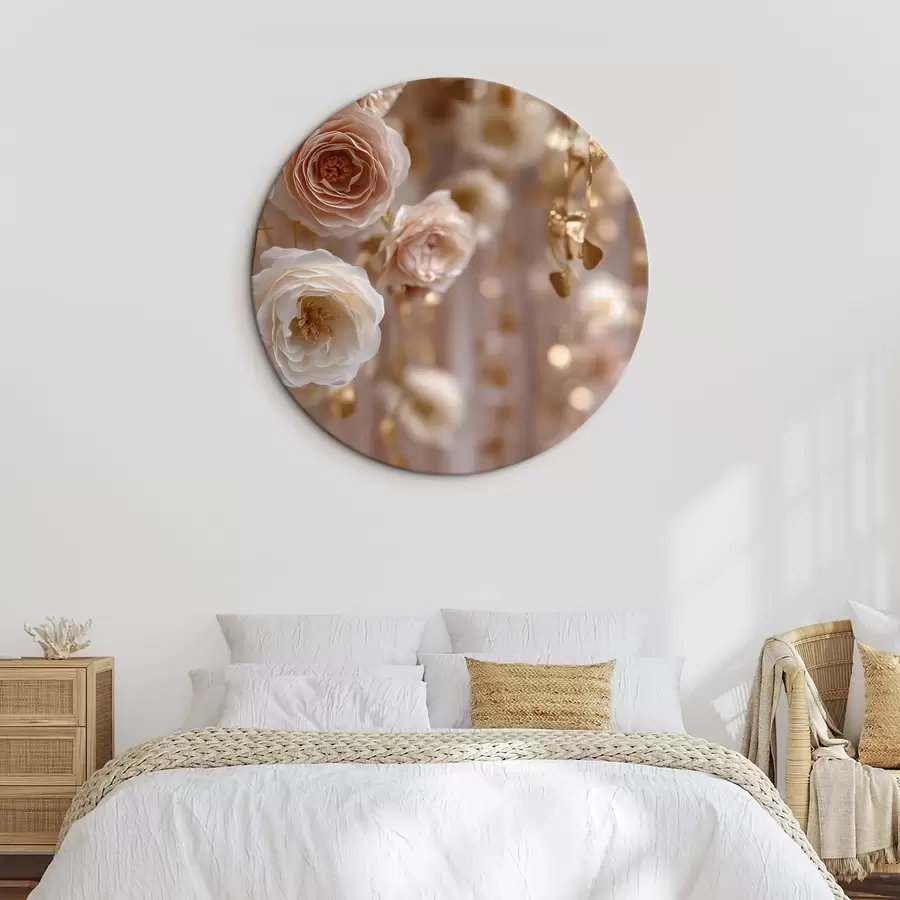 Wandbilder Cremige Rosen mit Akzenten r45824