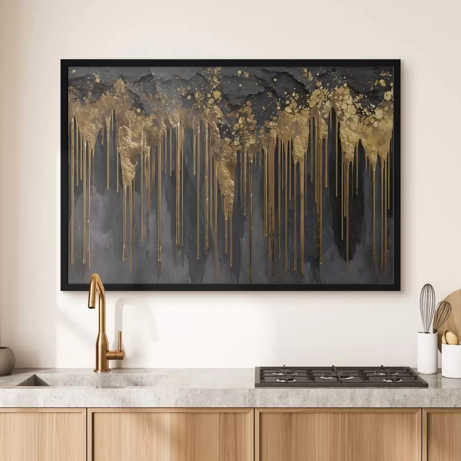 Fototapete Abstrakte Ströme auf dunklem Hintergrund f45823