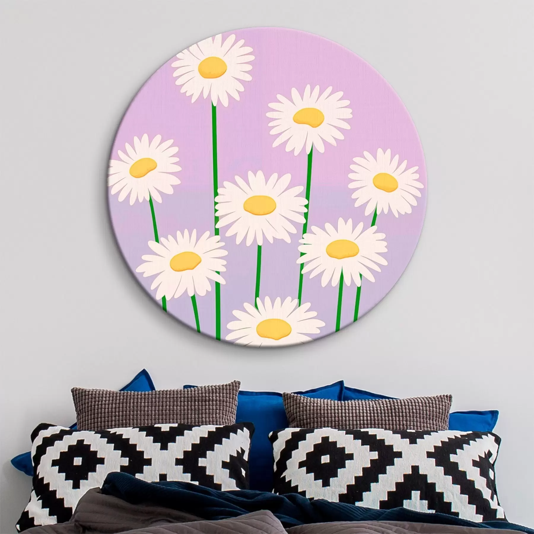 Wandbilder Blumenstrauß aus Gänseblümchen r45828