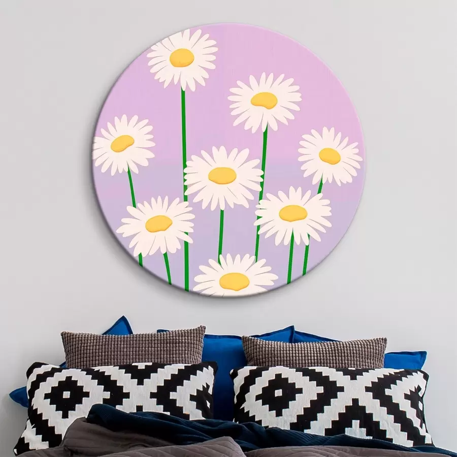 Wandbilder Blumenstrauß aus Gänseblümchen r45828