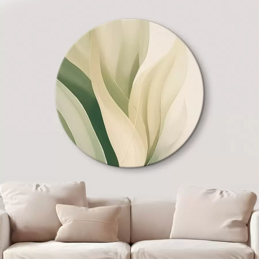 Wandbilder Abstrakte grüne Blätter r45832