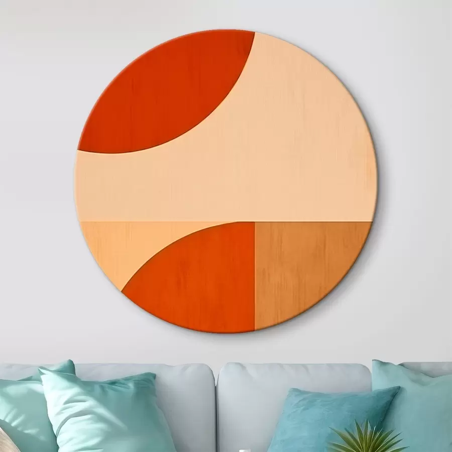 Wandbilder Abstrakte Halbkreise r45844