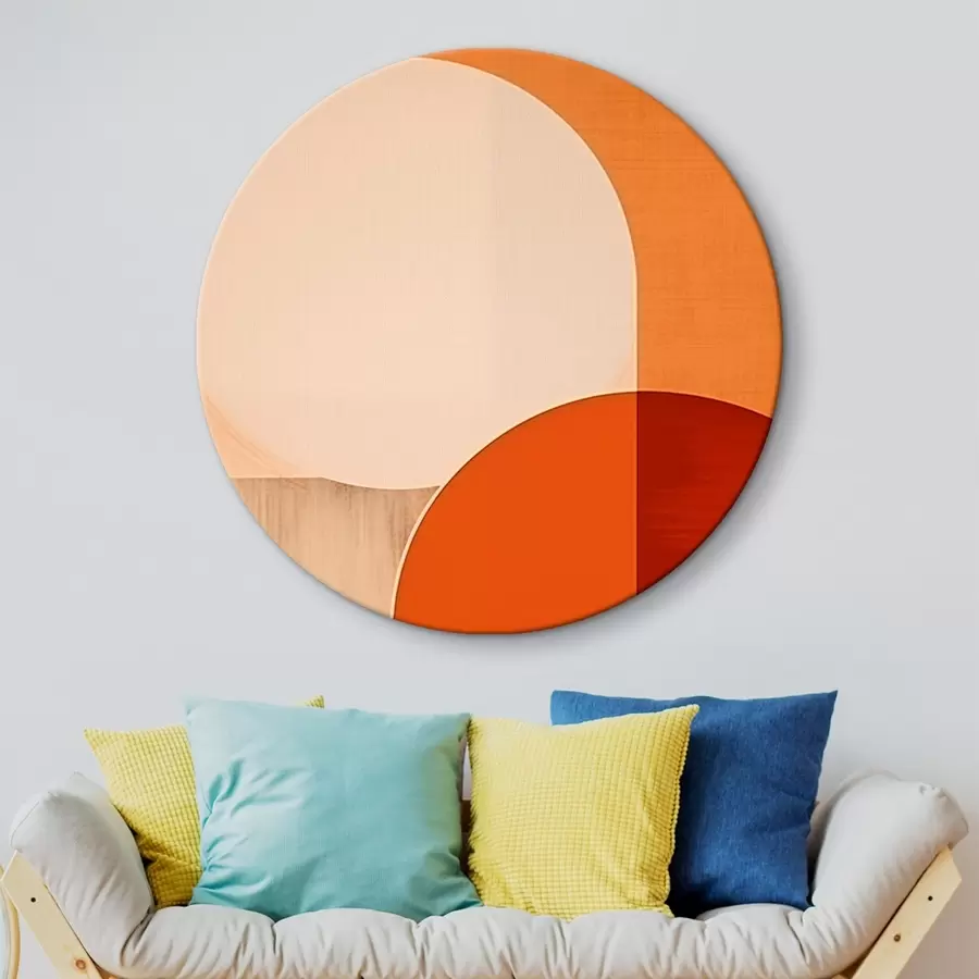 Wandbilder Abstrakte Halbkreise r45845