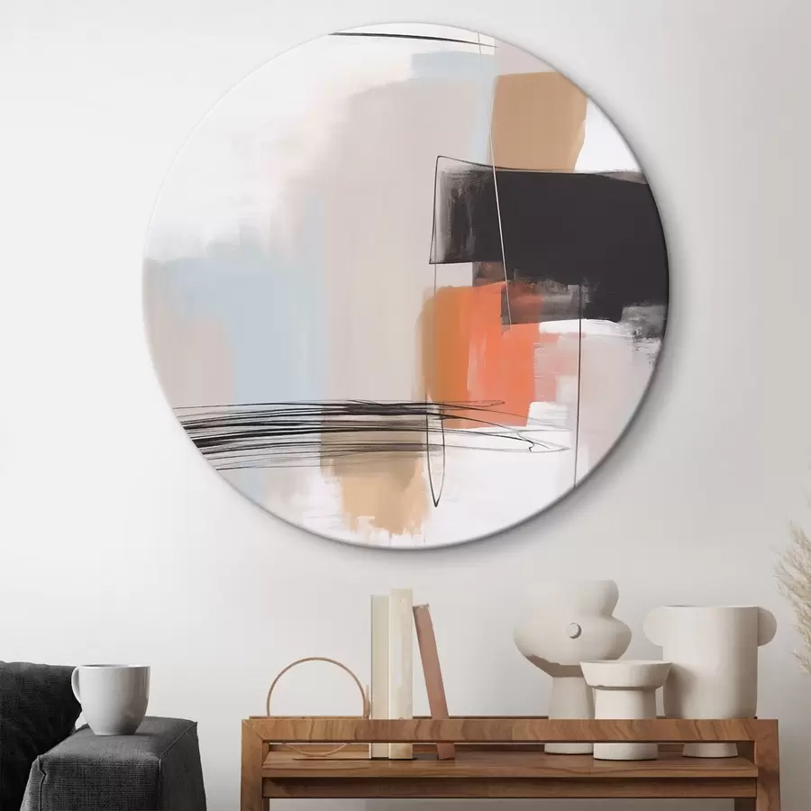 Wandbilder Abstraktion Nachahmung von Pinselstrichen r45919