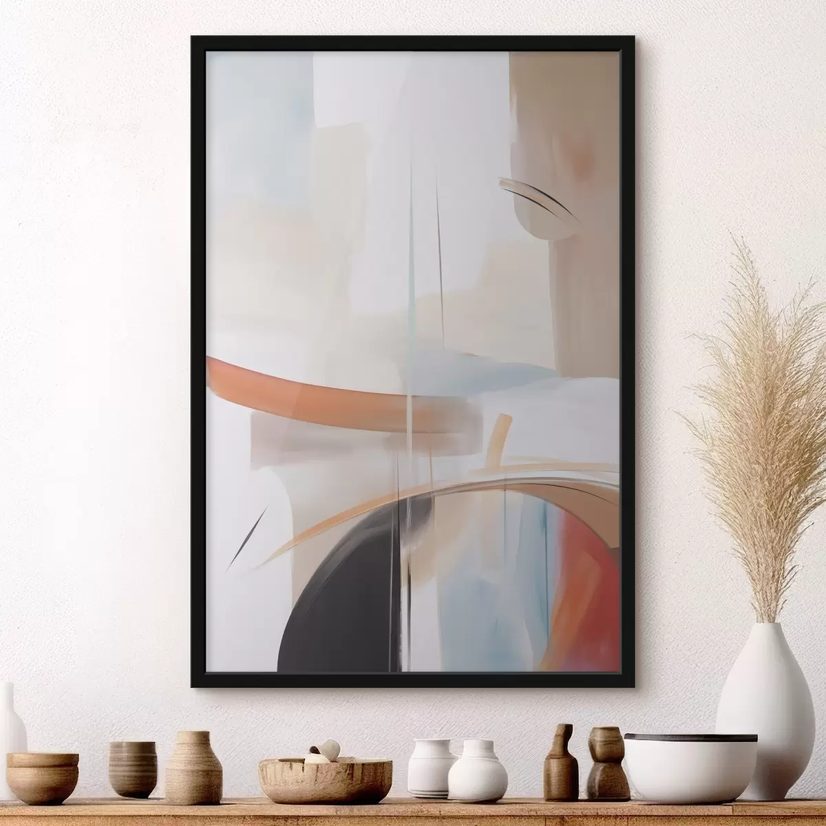 Poster Abstrakte Zusammensetzung f45918