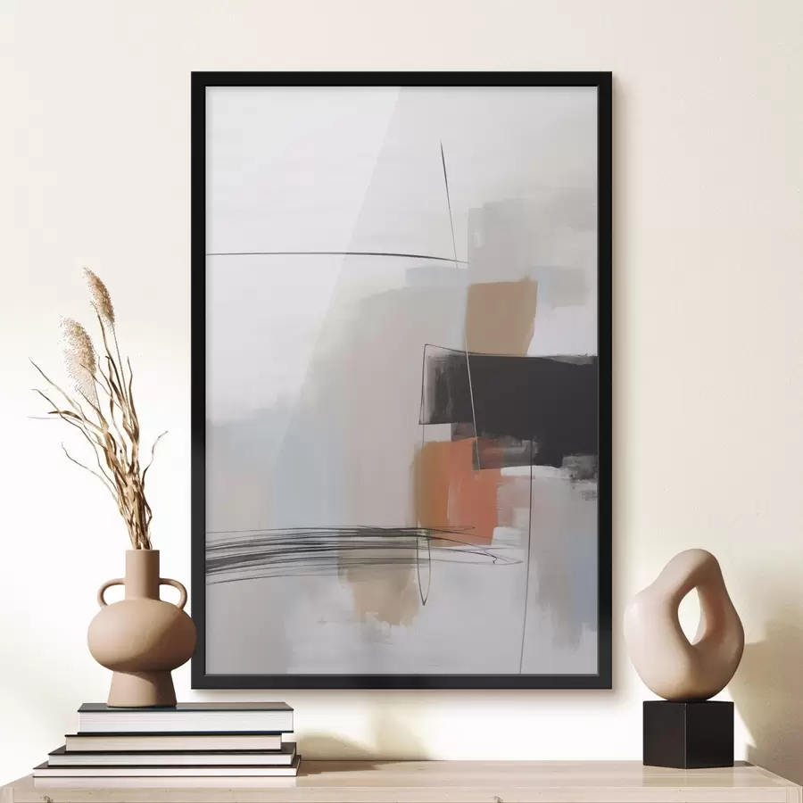 Fototapete Abstraktion Nachahmung von Pinselstrichen f45919