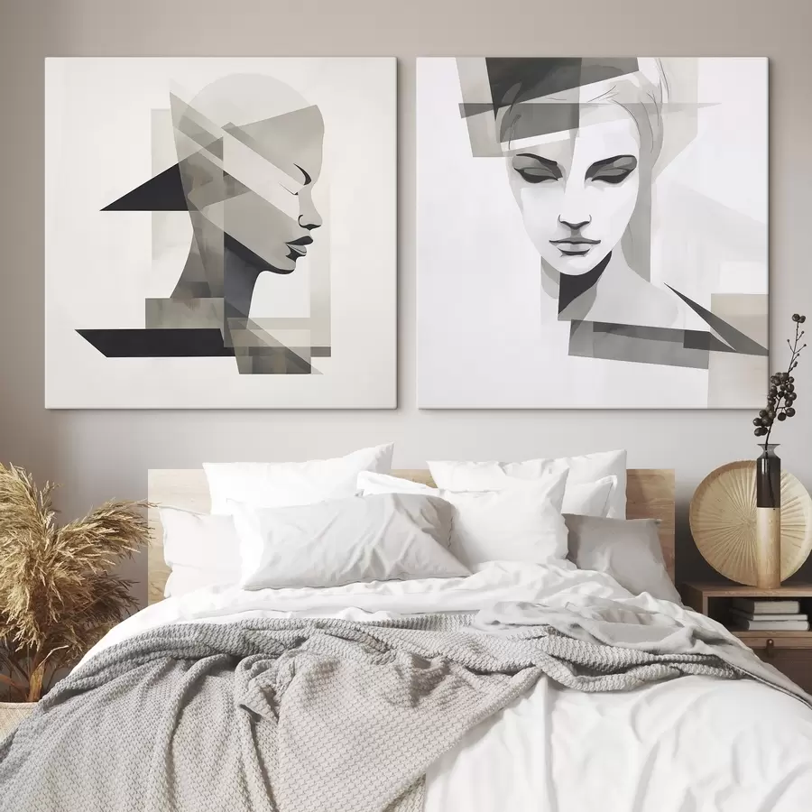 Wandbilder Abstraktes Porträt m00753