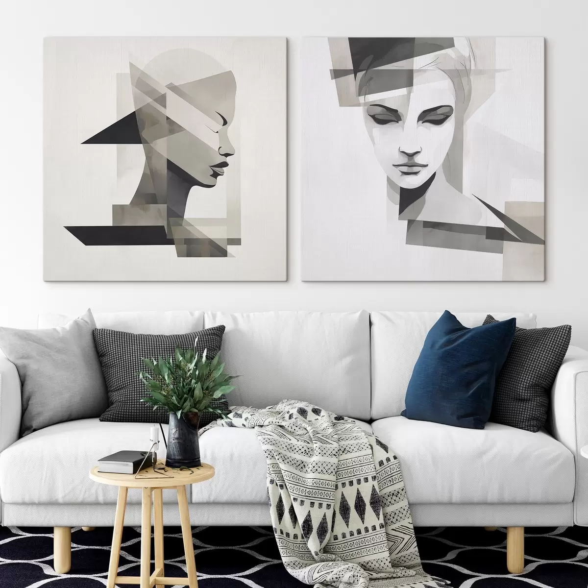 Wandbilder Abstraktes Porträt m00753