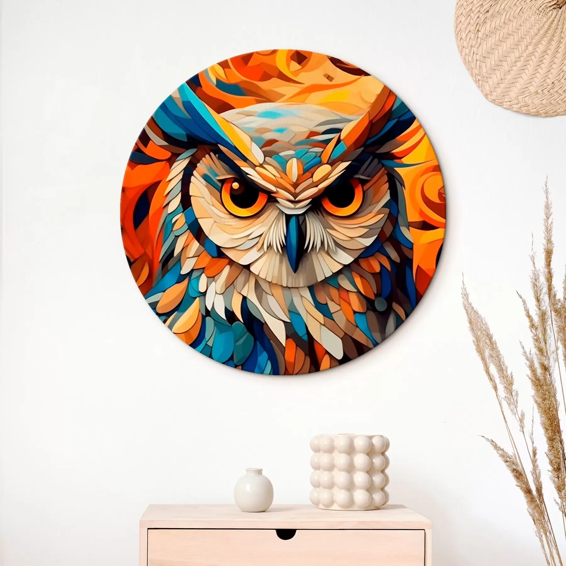 Wandbilder Abstrakte Eule r45836