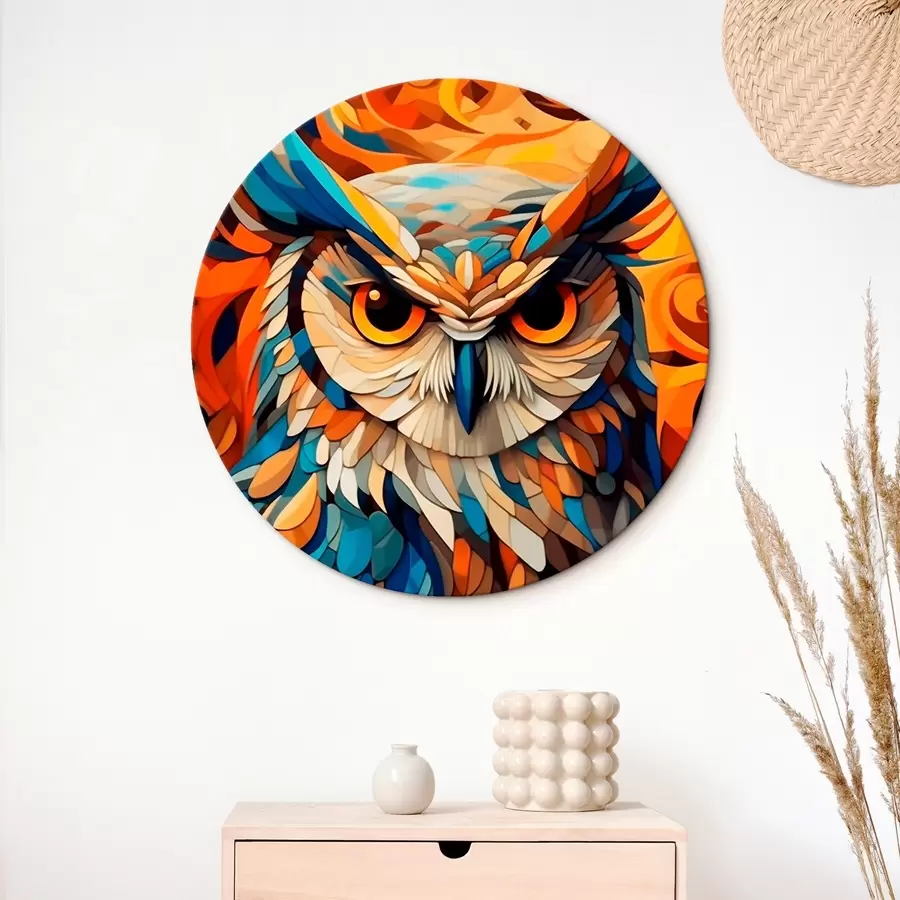 Wandbilder Abstrakte Eule r45836