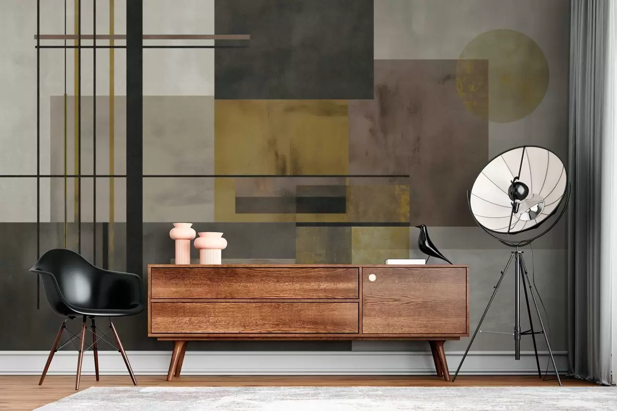 Fototapete abstrakte Geometrie w04502