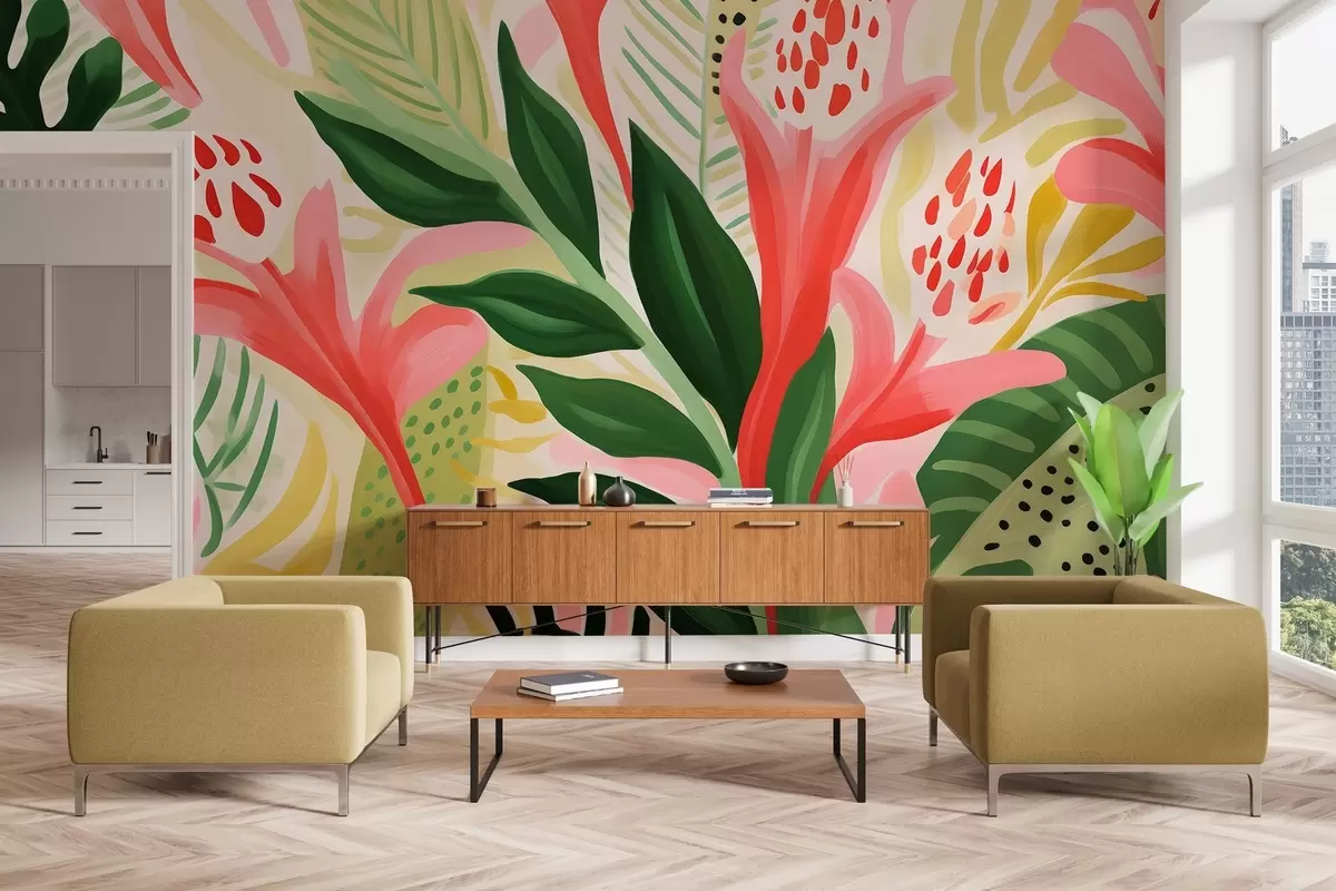 Fototapete Flug der Farben w04564