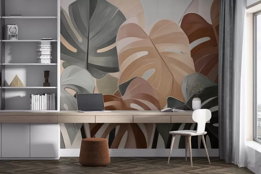 Fototapete Blattiger Rhythmus w04568v2