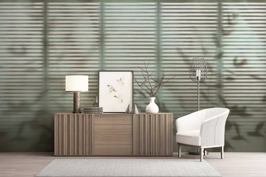 Fototapete Blattförmiger Schleier w04569