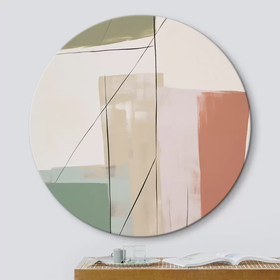 Wandbilder Abstraktion mit Imitation von Abriebspuren r45974