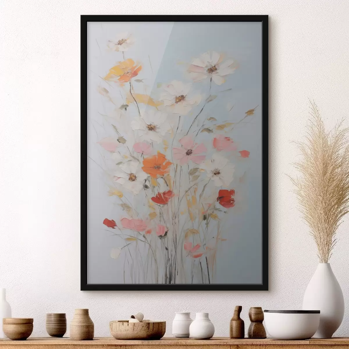 Poster Zarte Blumen f45981
