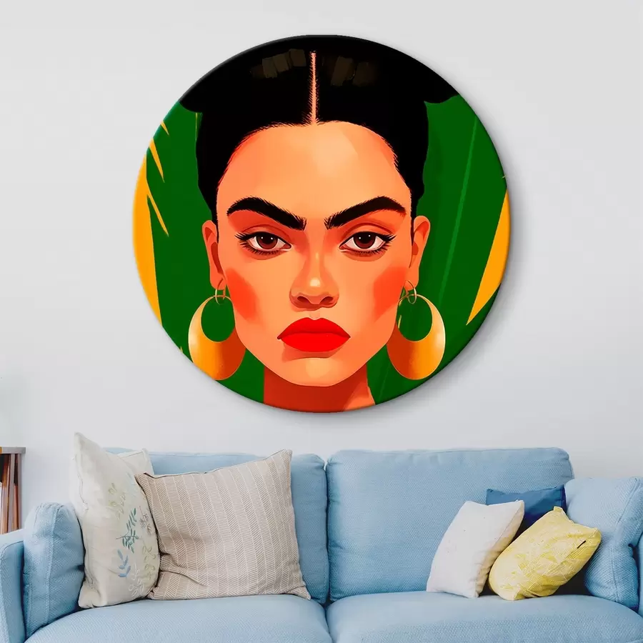 Wandbilder Frau mit Ohrringen r45953