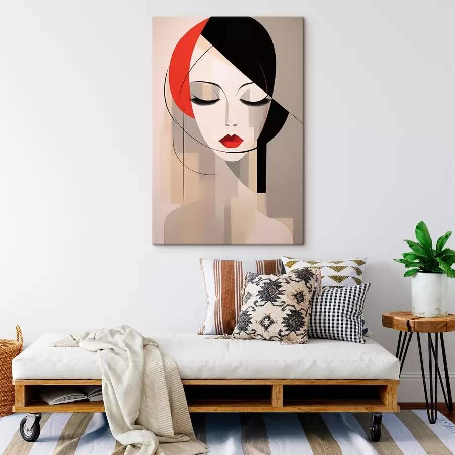 Wandbilder Abstraktes Frauenporträt s45965