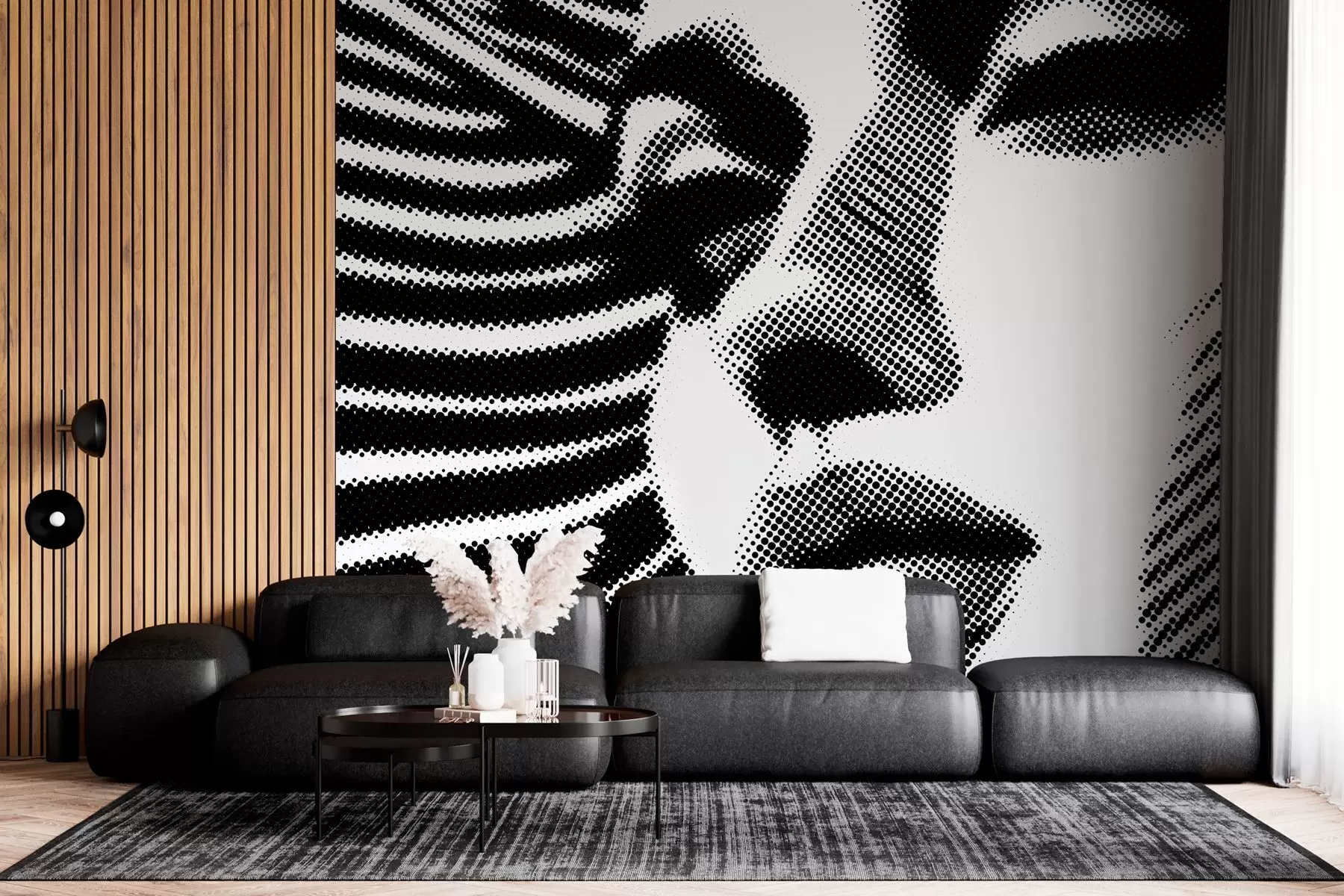 Fototapete Gesicht einer Frau im Pop-Art-Stil w04504