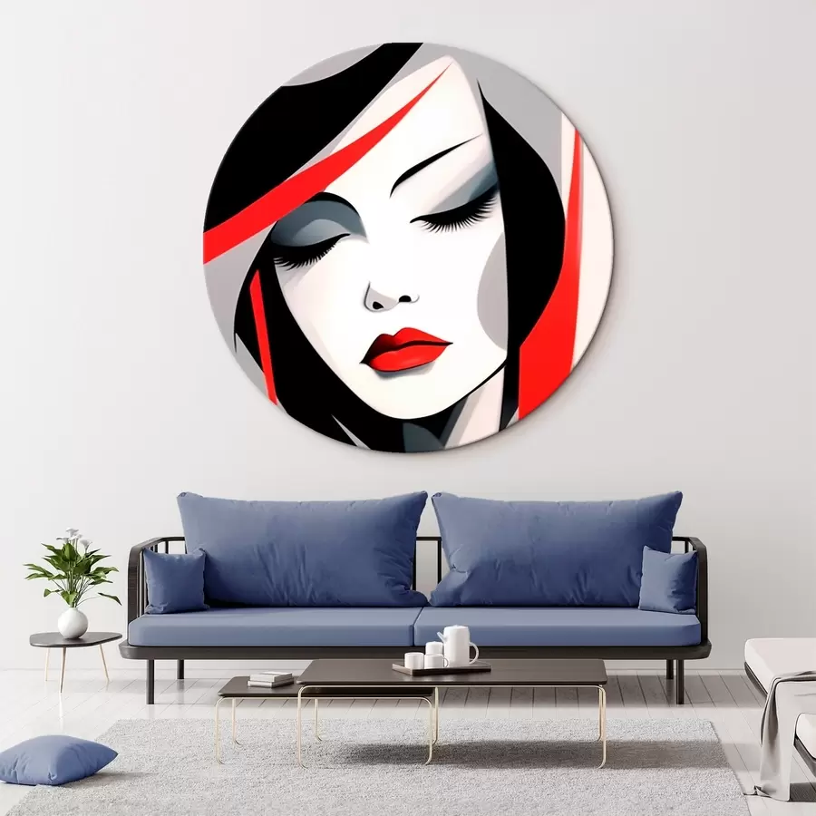 Wandbilder Abstraktes Frauenporträt r45964