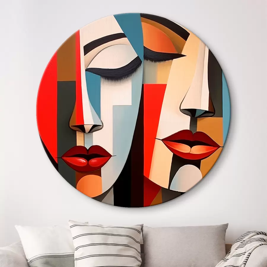 Wandbilder Abstrakte weibliche Gesichter r45967