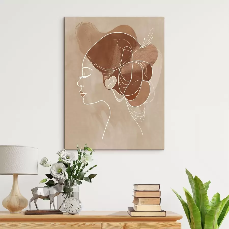 Wandbilder Abstrakte Komposition, Mädchen s45655