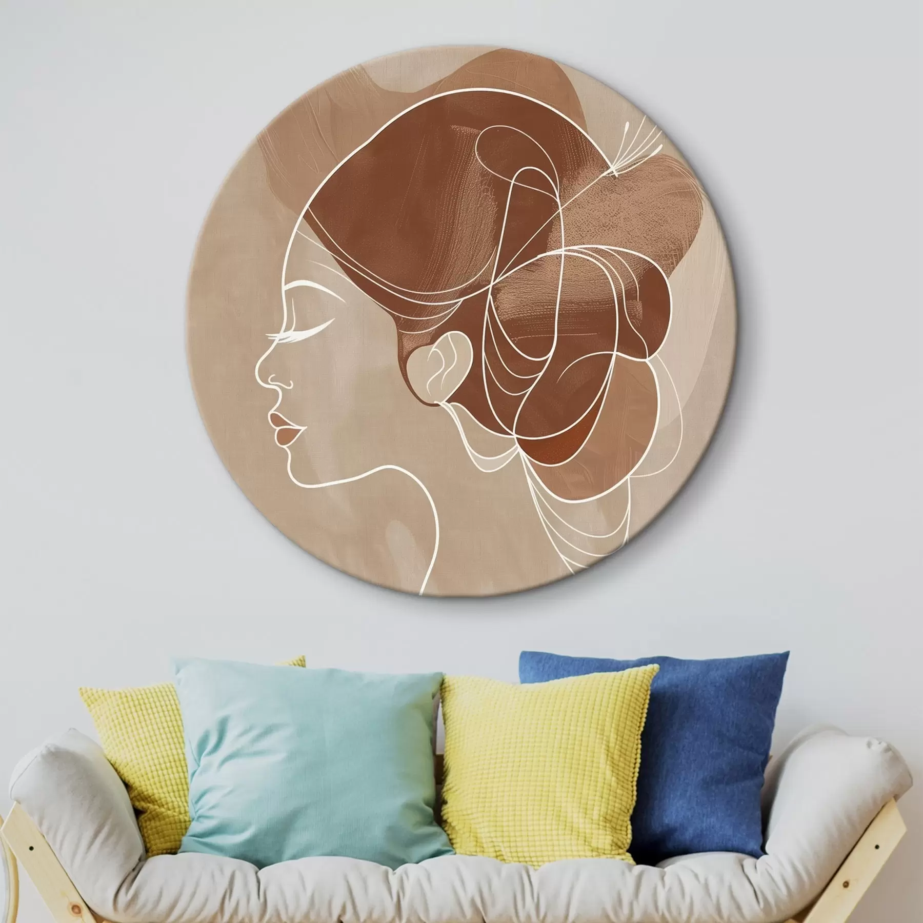 Wandbilder Abstrakte Komposition, Mädchen r45655