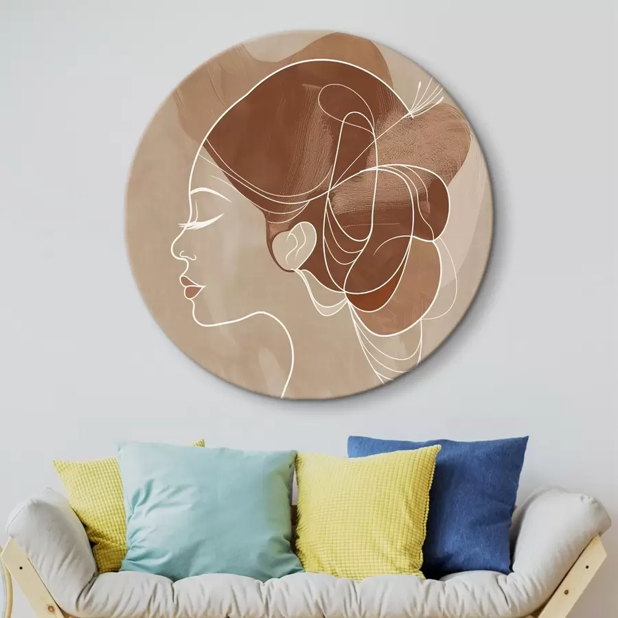 Wandbilder Abstrakte Komposition, Mädchen r45655