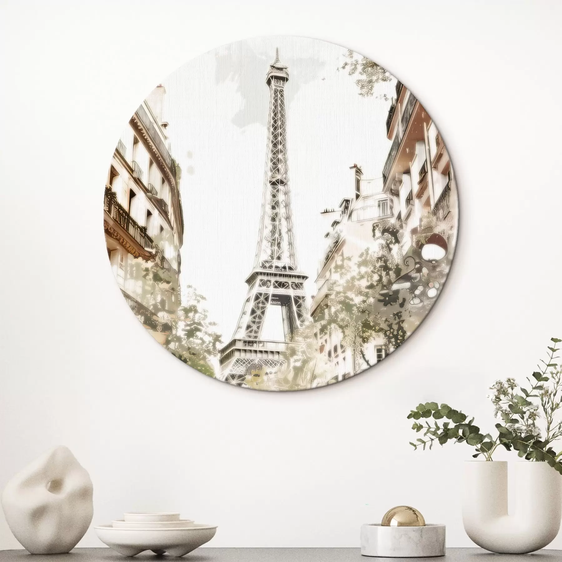 Wandbilder Bild von Paris, Malerei-Imitation r45668