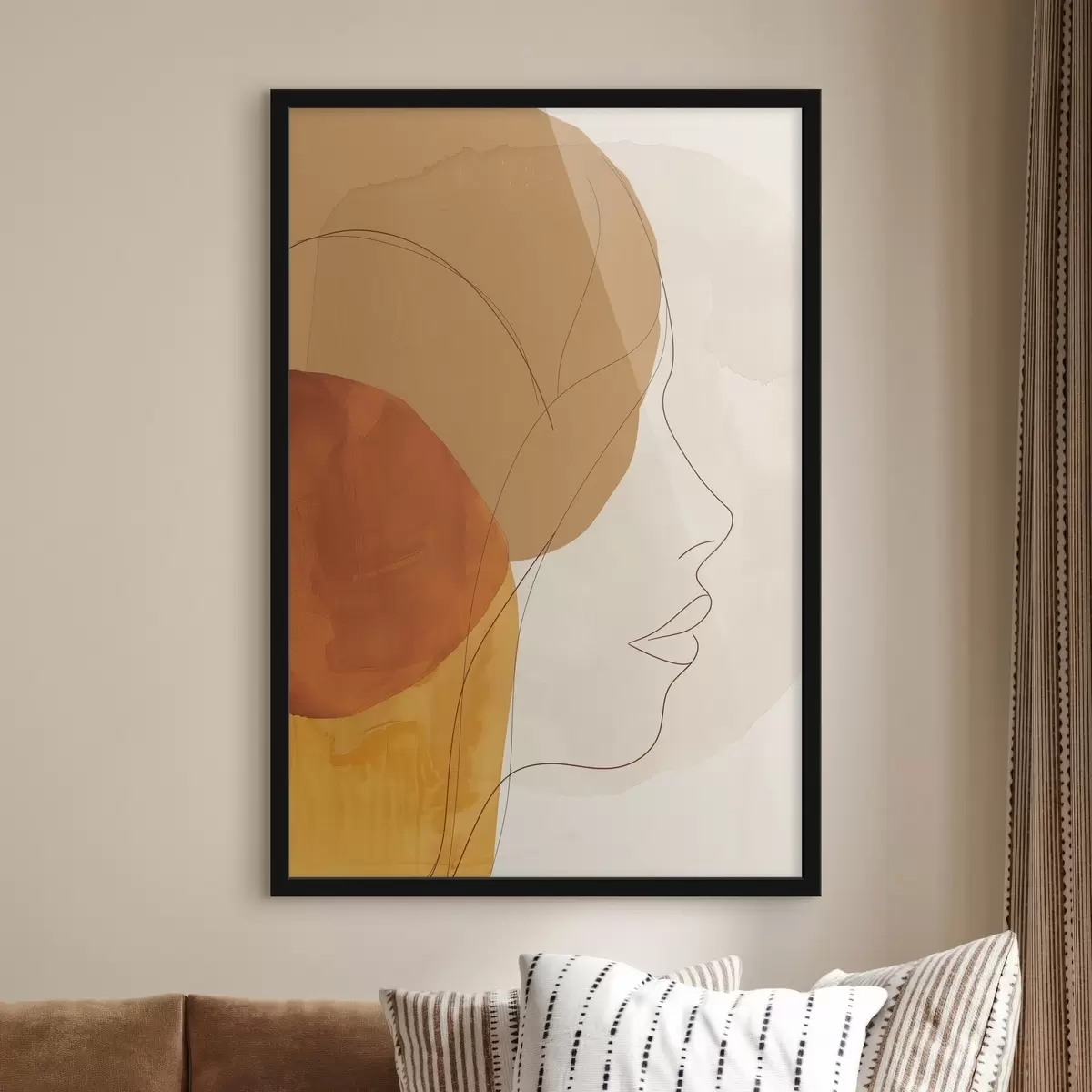 Poster Abstraktion, Mädchen f45654