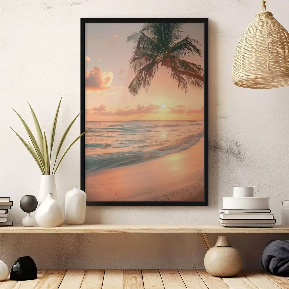 Poster Sonnenuntergang auf See f45661