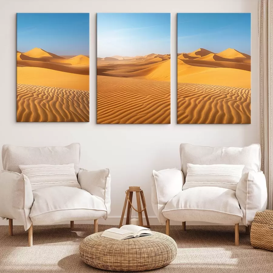 Wandbilder Blauer Himmel in der Wüste m00786