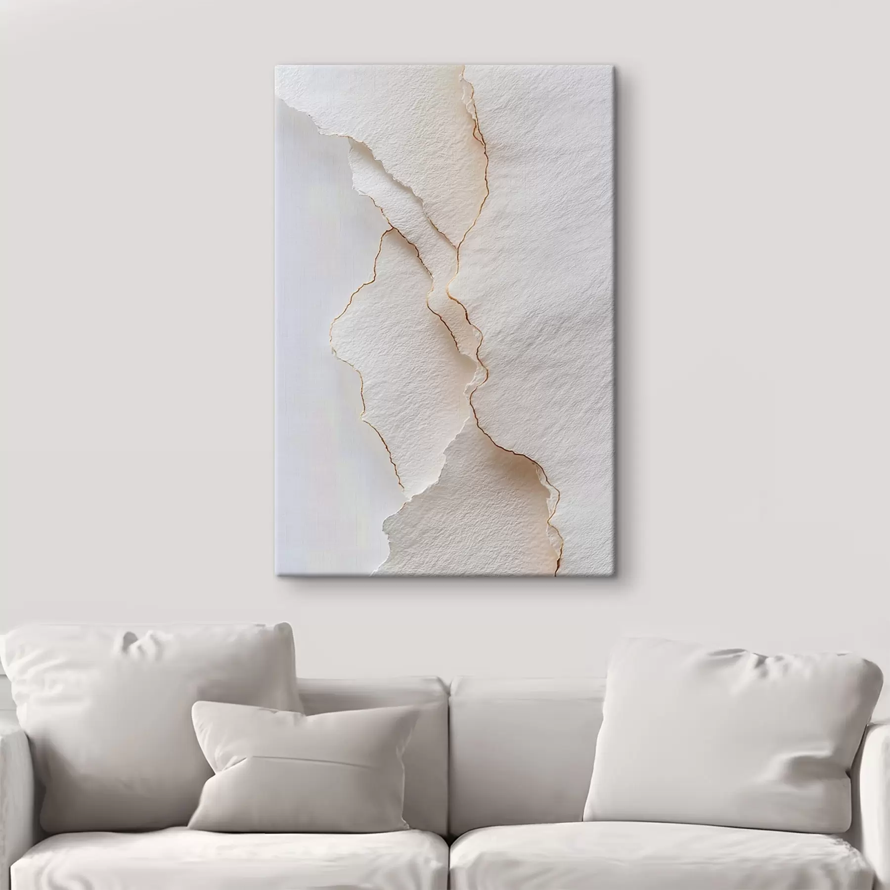 Wandbilder Leichtes Papier reißt mit einem feinen Rand s45884