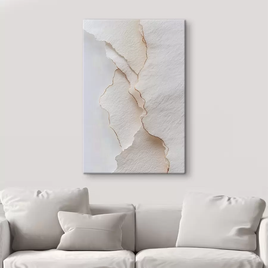 Wandbilder Leichtes Papier reißt mit einem feinen Rand s45884