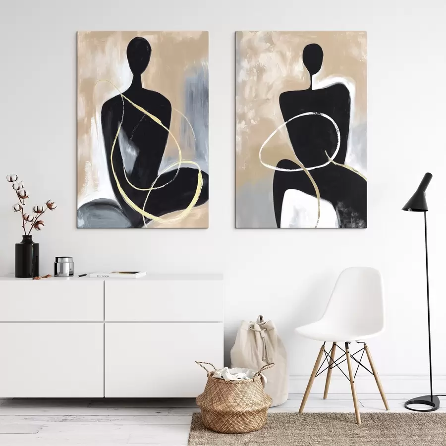 Wandbilder Abstrakte Silhouetten m00719