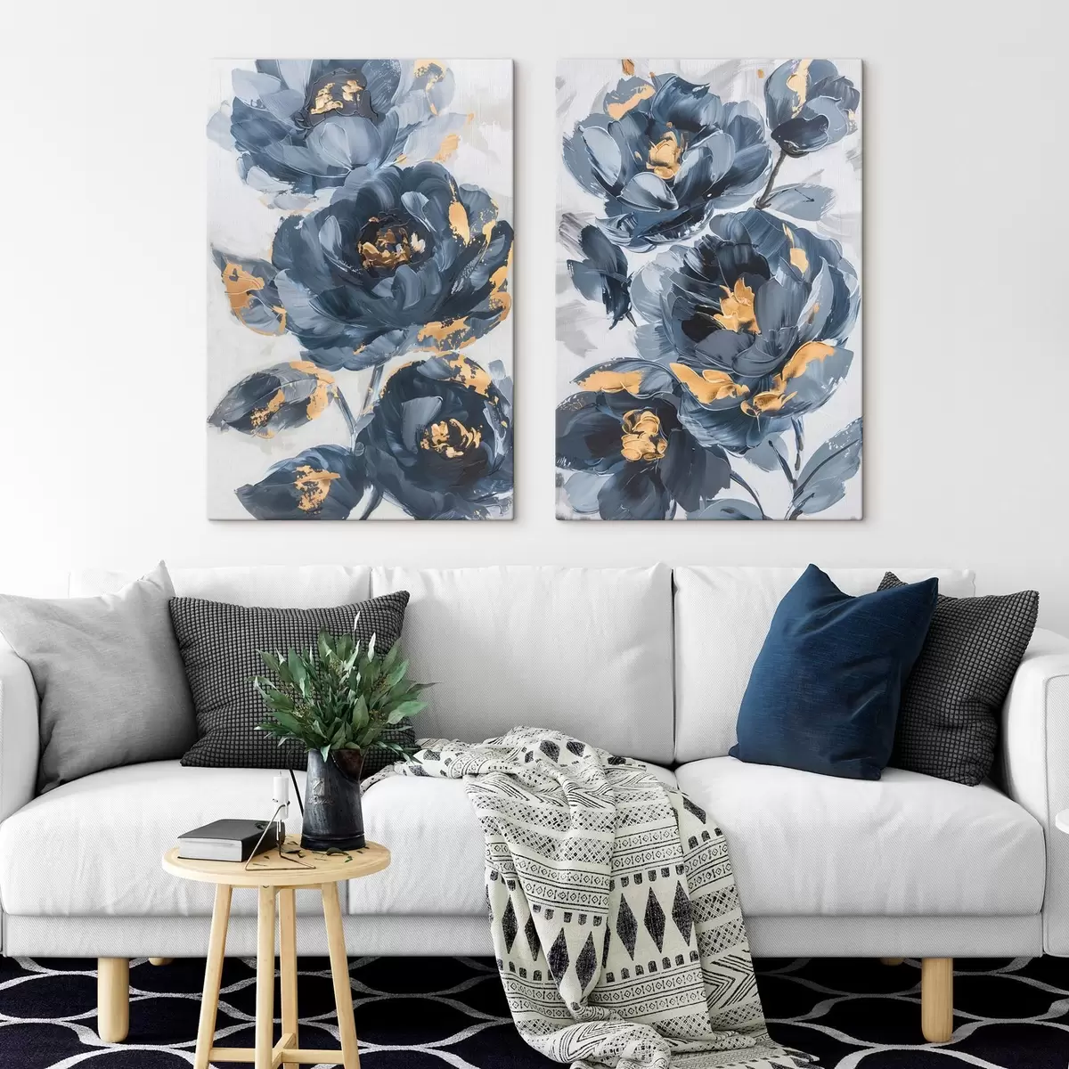 Wandbilder Große abstrakte Blumen m00782