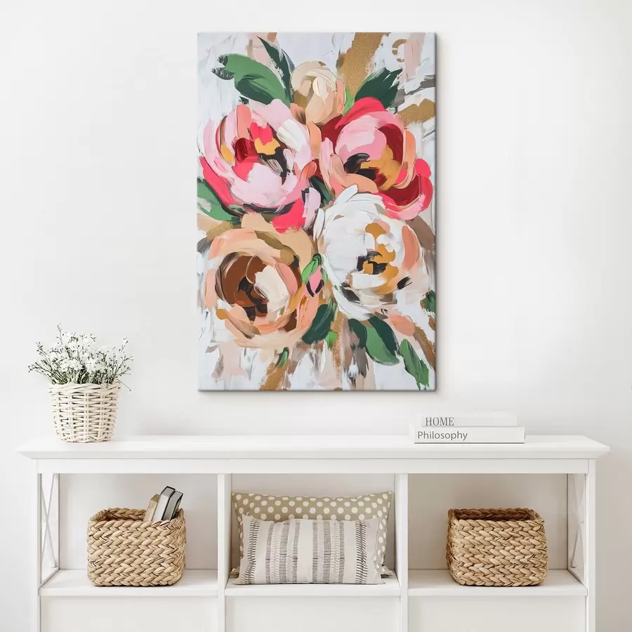 Wandbilder Abstrakter Blumenstrauß s45982