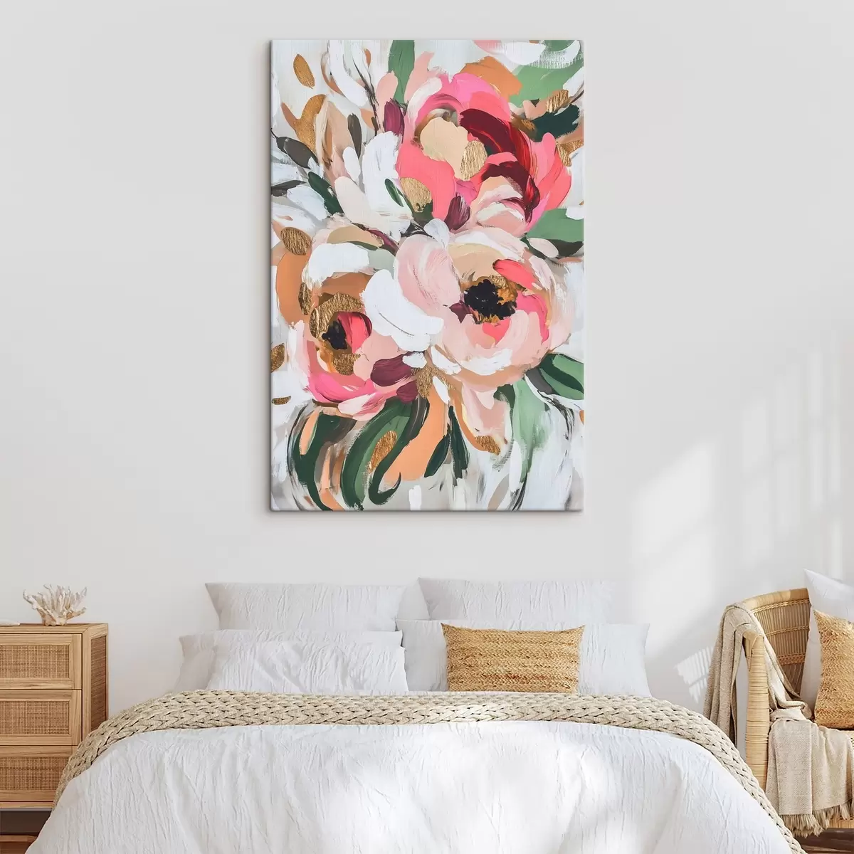 Wandbilder Abstrakter Blumenstrauß s45983