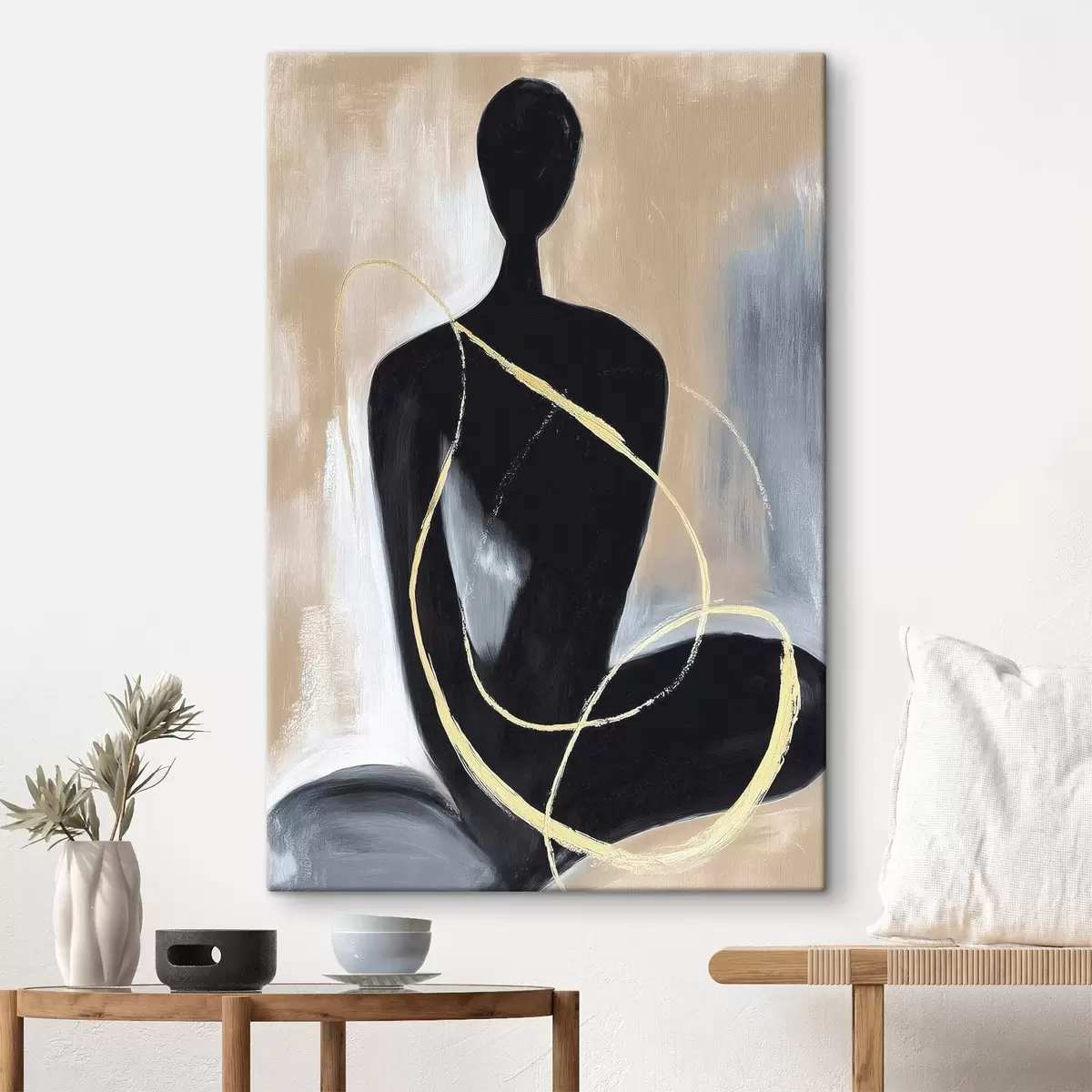 Wandbilder Abstrakte Silhouette s45985