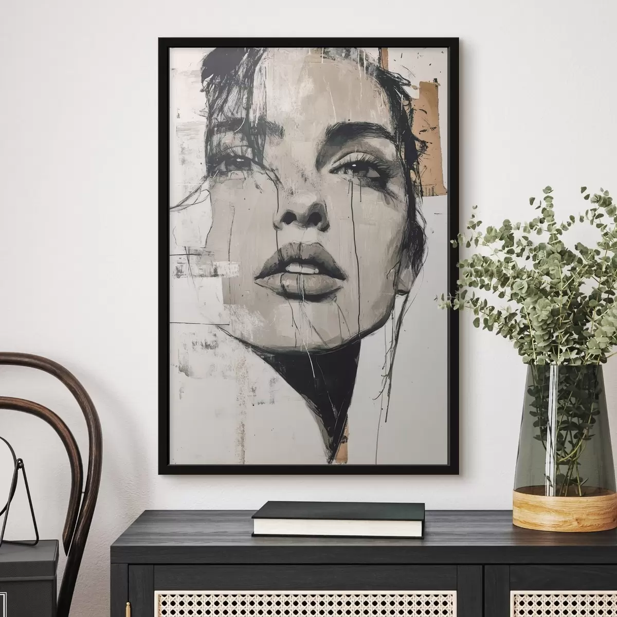 Poster Porträt einer Frau f45778