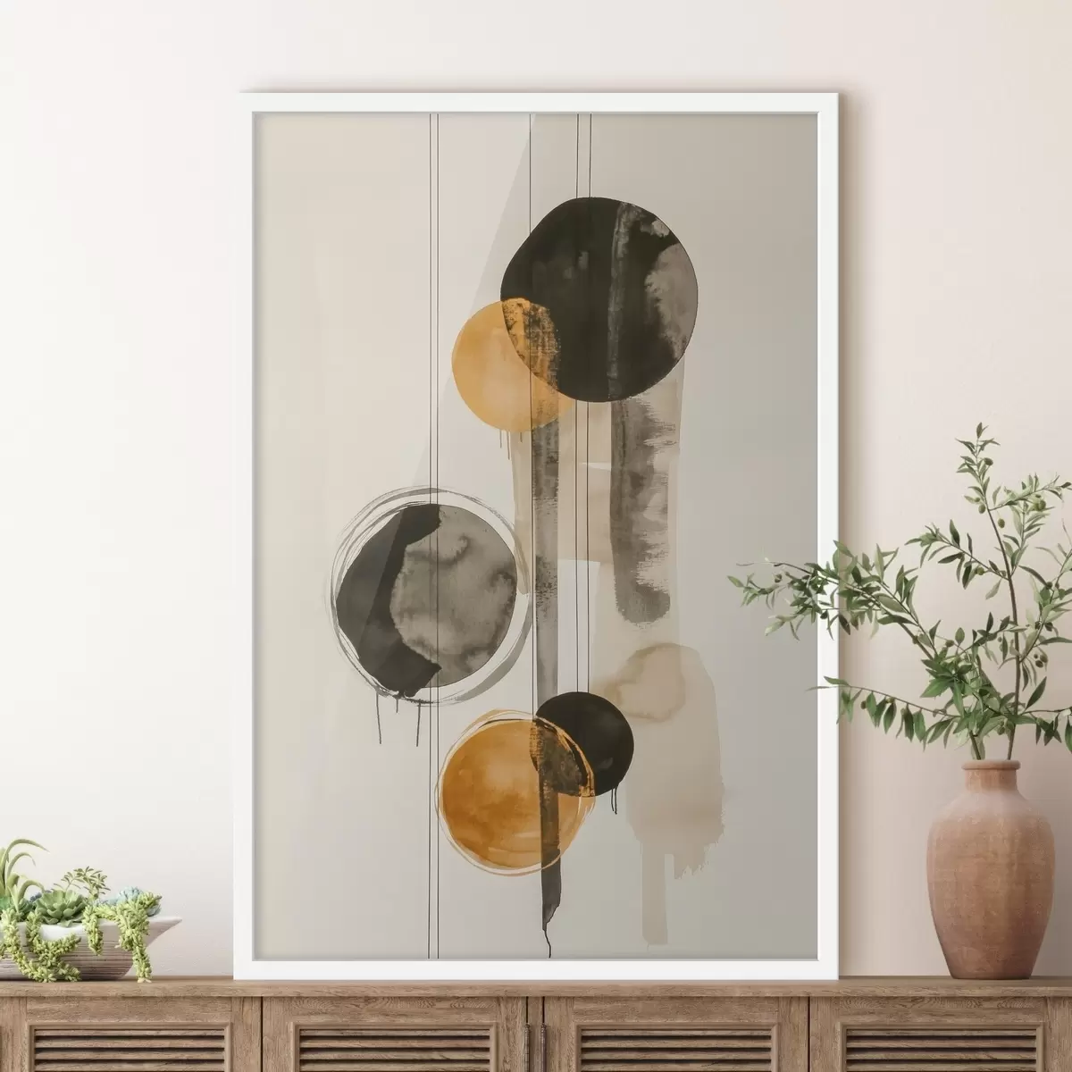 Poster Abstrakte Kreise f45780