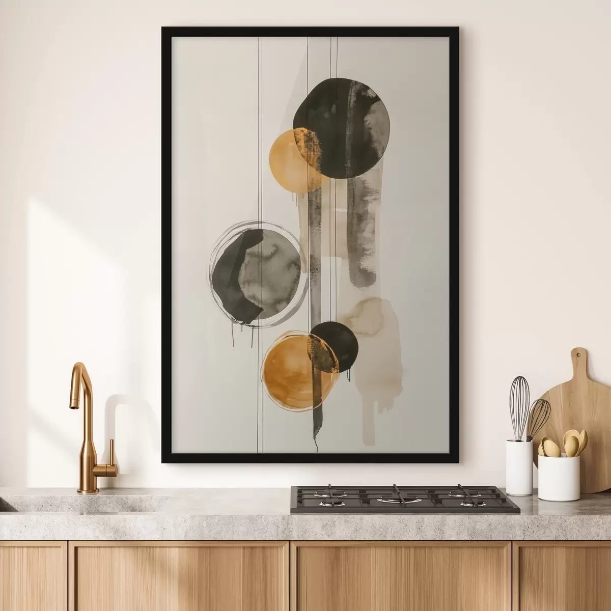 Poster Abstrakte Kreise f45780