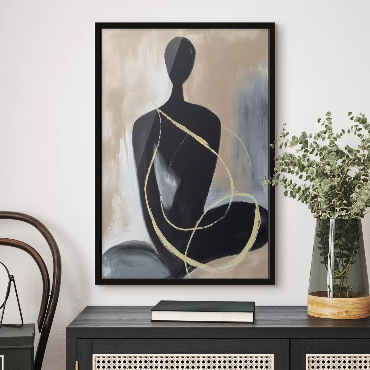 Poster Abstrakte Silhouette f45985