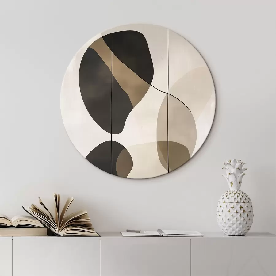 Wandbilder Schwebende abstrakte Formen r45991