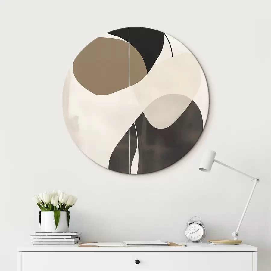 Wandbilder Schwebende abstrakte Formen r45995