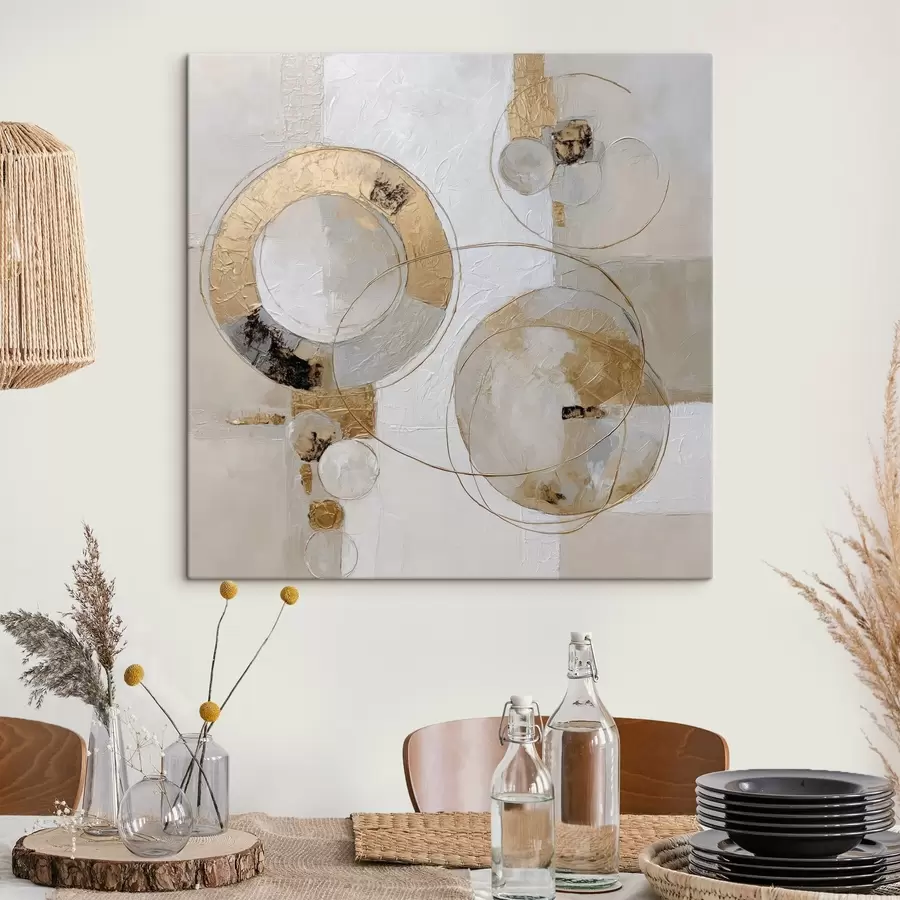 Wandbilder Zyklizität der Formen im modernen abstrakten Stil s45851