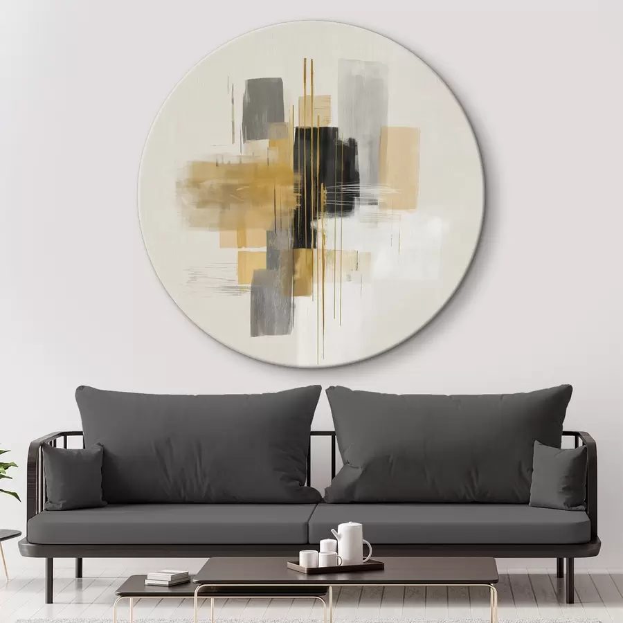 Wandbilder Vertikalen des Raums im Stil der grafischen Abstraktion r45850