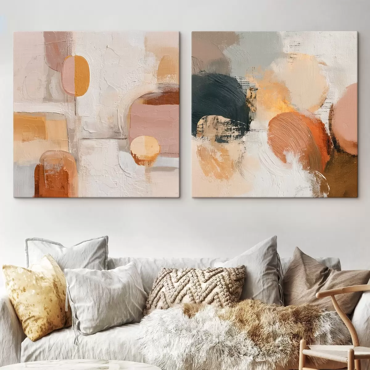 Wandbilder Geometrie der Ruhe im abstrakten Stil m00747