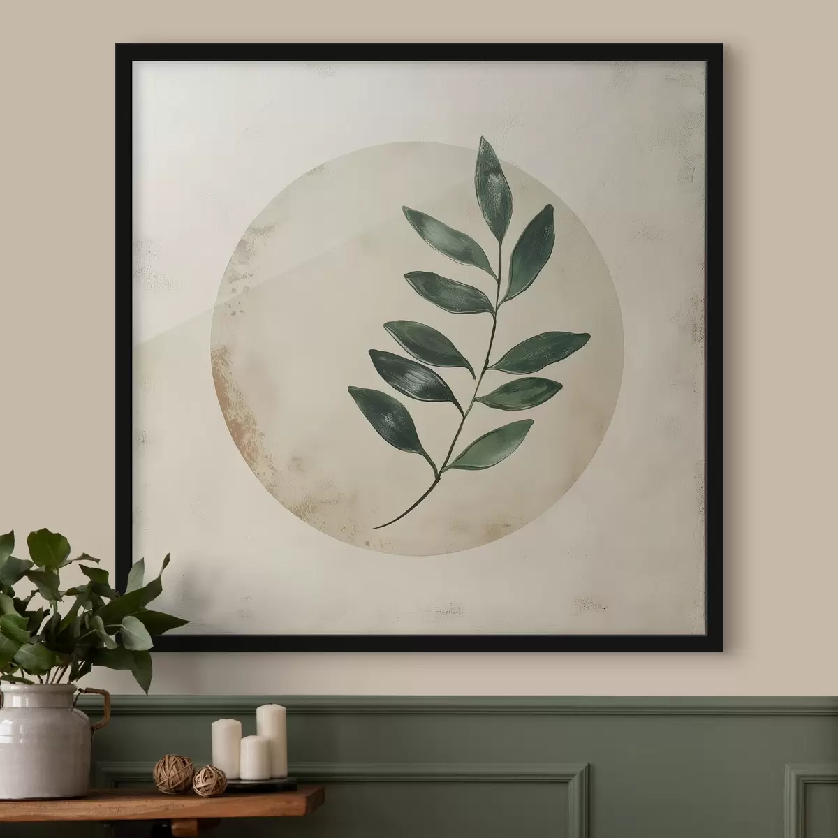 Poster Botanischer Kreis f46048