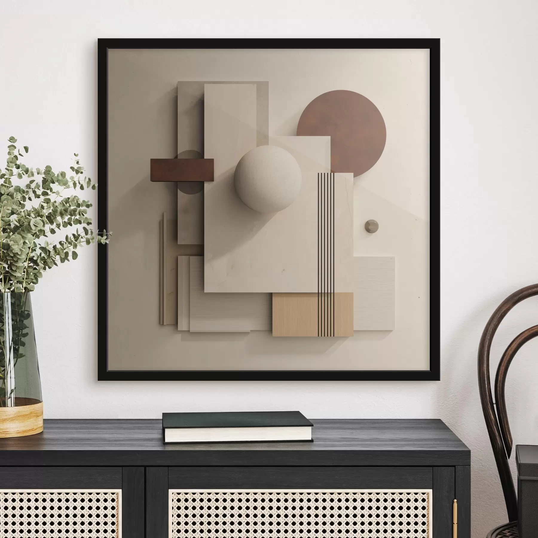 Fototapete Geometrie der Ruhe im modernen Minimalismus-Stil f45856